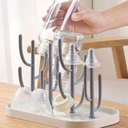 Tree Shaped Baby Bottle Drying Rack Dustproof Cup Drain Rack For Nursery Kitchen Easter Gift