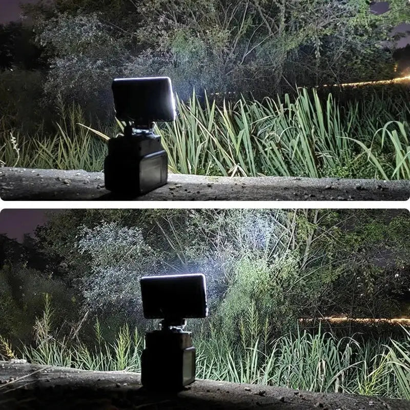 HOMEFISH 18V Makita LED work light on black battery pack, portable camping flood lamp by Simples Market