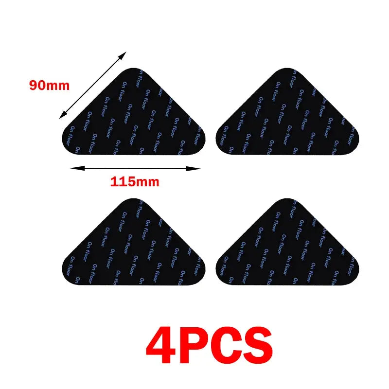 Non Slip Carpet Sticker Patches Reusable Washable Anti Curling Floor Rug Gripper Corner Pad