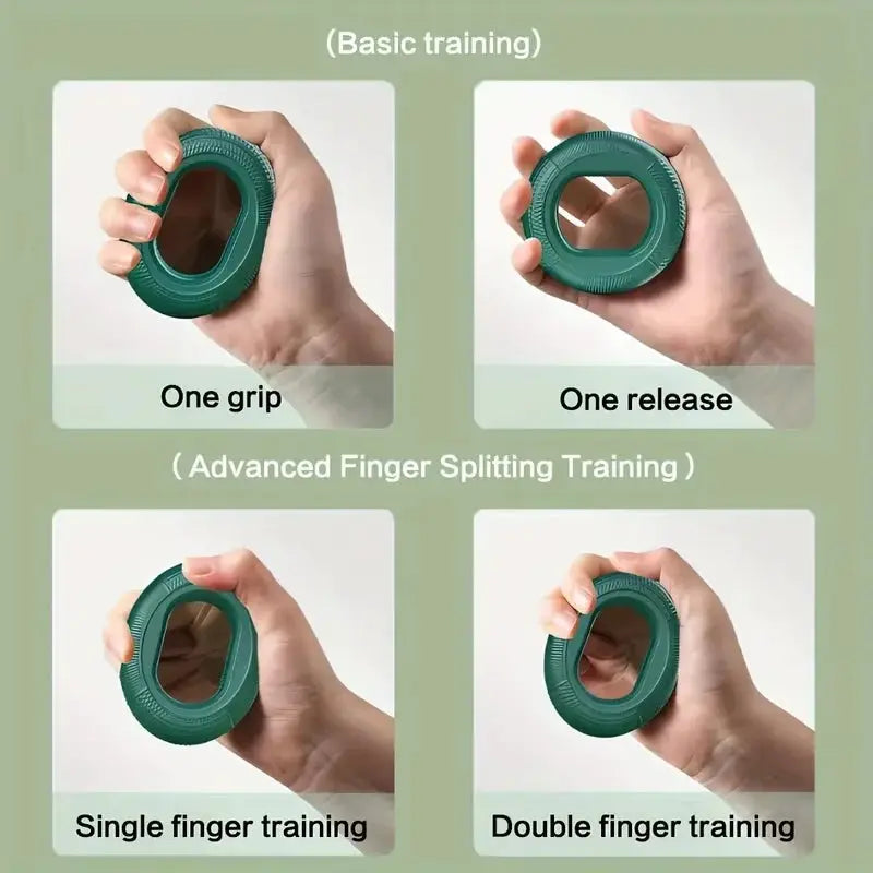 Silicone Finger Gripper Ring For Hand Strengthening And Dexterity Training Wrist And Forearm Exercise Ring