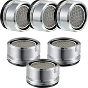 Simples Market chrome faucet aerator set of 7 with replaceable filters, 24mm thread