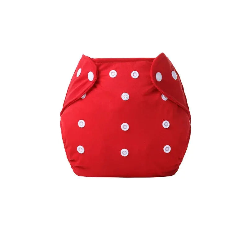 Eco Friendly Washable Reusable Cloth Diapers For Babies Grid Pattern Cotton Adjustable Training Pants 1 To 3 Years