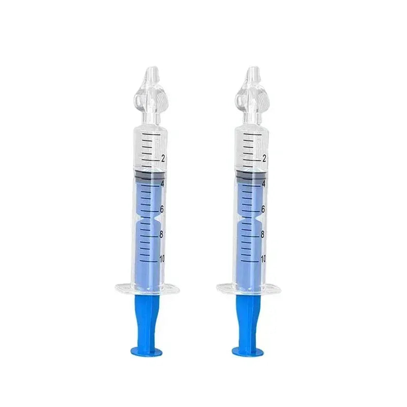 Dual Capacity 10Ml 20Ml Baby Nasal Aspirator Syringe Nose Cleaner Rhinitis Nasal Washer Irrigator Needle For Children