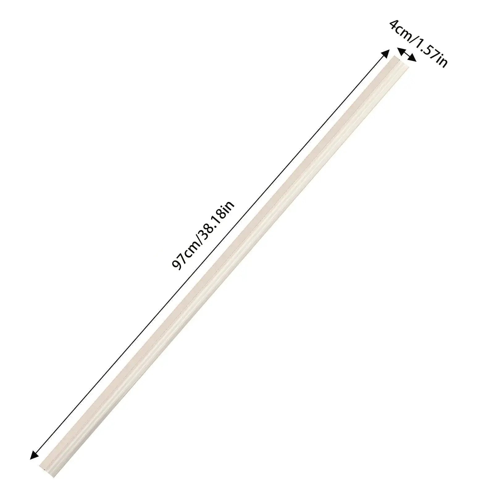 Self Adhesive Door Bottom Sealing Strip 1 Meter For Doors And Windows PVC Sound Insulation Windproof Draft Blocker