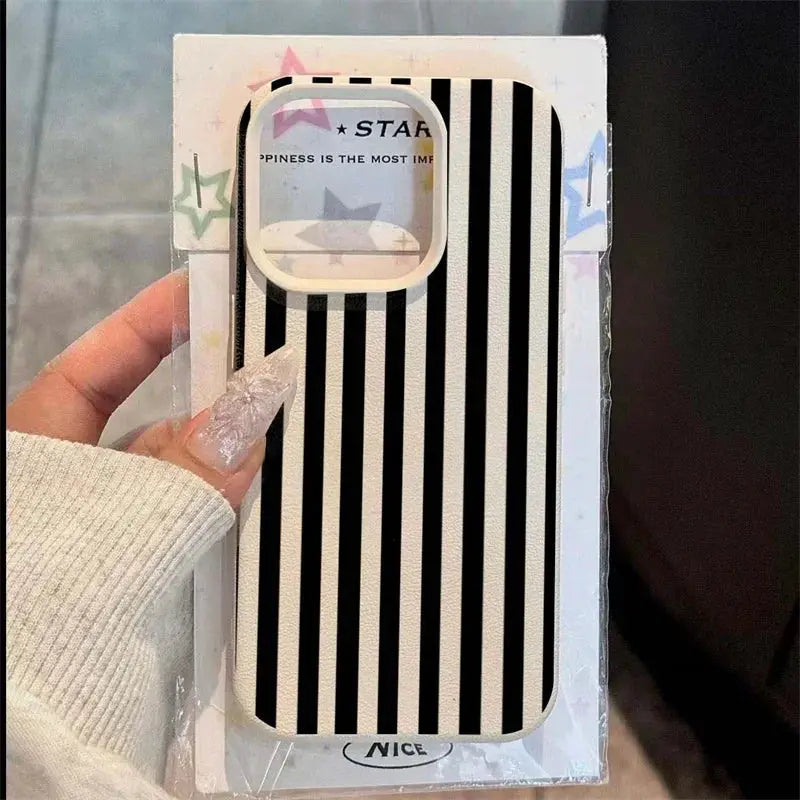 Colorful Striped Minimalist Silicone Phone Case For iPhone With Full Coverage And Textured Matte Finish For Secure Grip