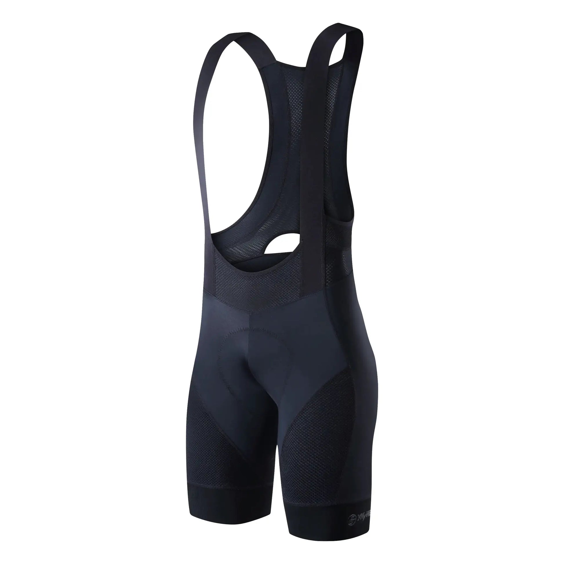 YKYWBIKE cycling bib shorts with black mesh panels and shoulder straps