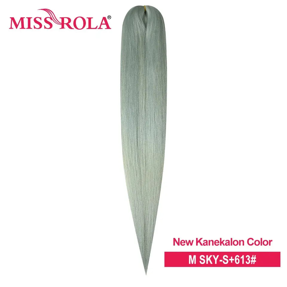 Miss Rola synthetic jumbo braiding hair Kanekalon in new color M SKY-S+613#