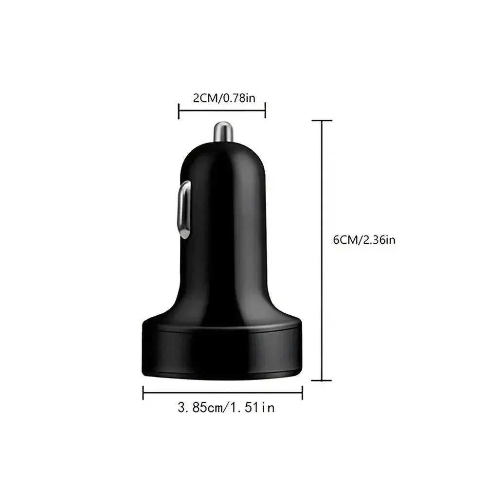 VoltForge 300W 6 Port Car Charger With USB C PD And QC3 Fast Charging Digital Display Road Ready Power Hub