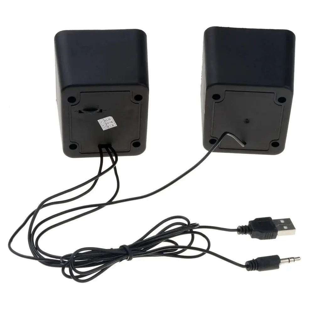 Portable PC Speaker For Computer Laptop Notebook Desktop Mini Sound Box With Clear Stereo Audio System