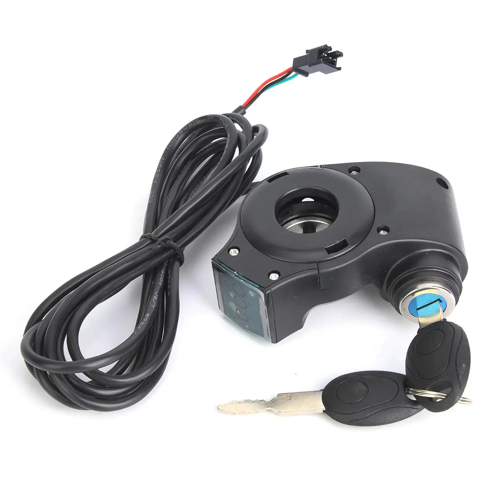 E Bike Thumb Throttle With Digital Battery Voltage Display And Key Lock Switch For E Bike Battery Monitoring
