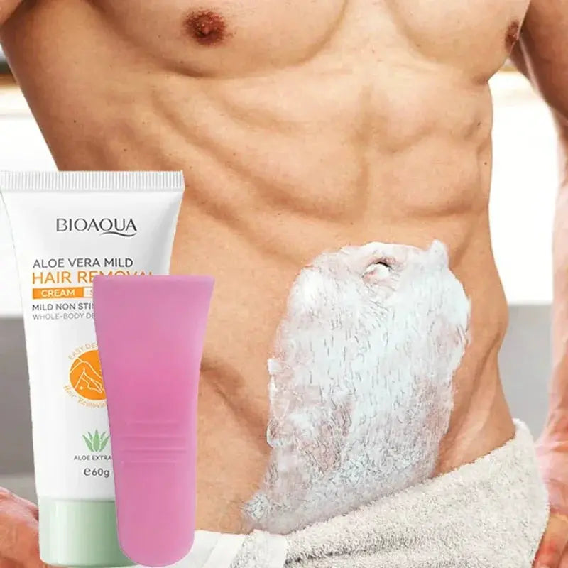Painless Hair Removal Cream For Intimate Areas And Body Care With Growth Inhibitor For Women And Men