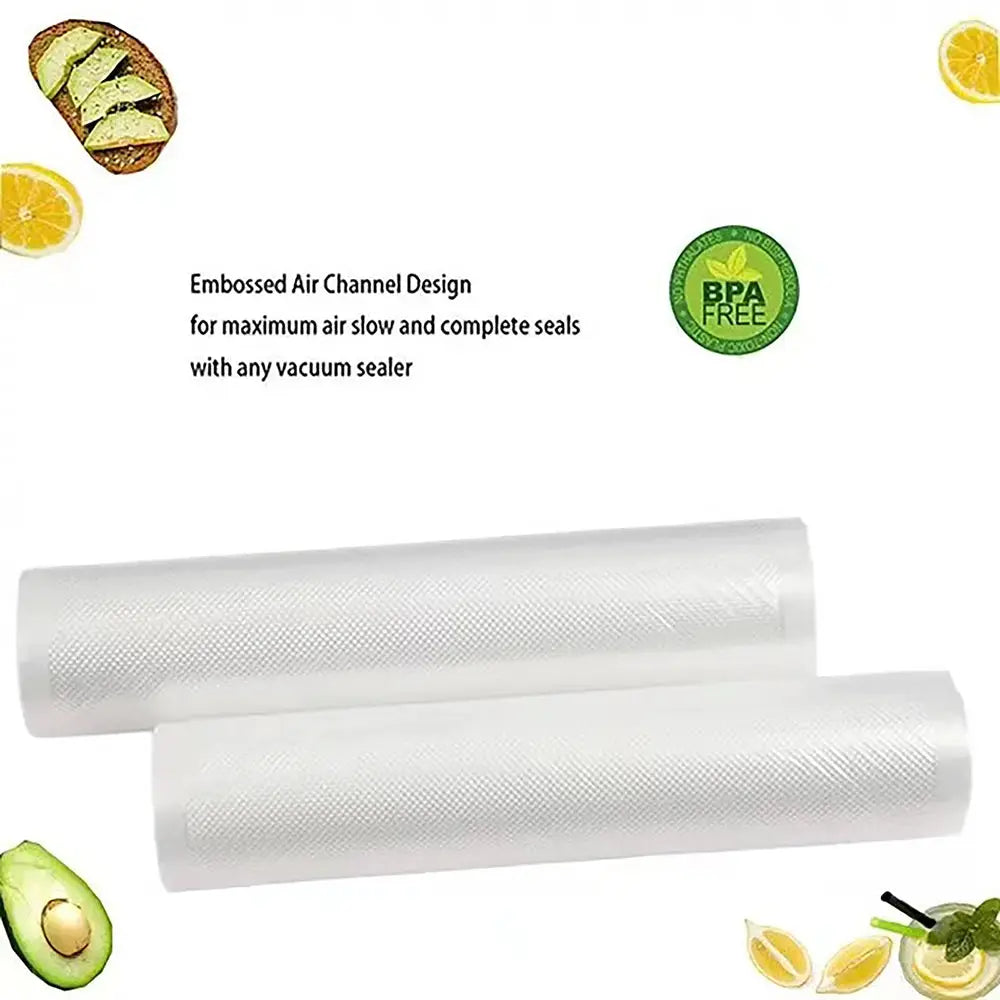 Vacuum Bags For Food 500cm Per Roll BPA Free Reusable Food Vacuum Sealer Bags For Storage Meal Prep Sous Vide