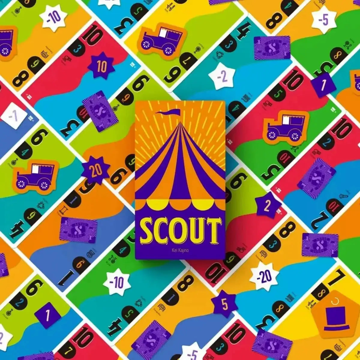 Scout Card Game Circus Board Game For 2 To 5 Players Party Poker Style Card Deck