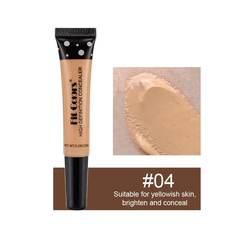 DermaGlow Six Color Concealer Nourishing Liquid Foundation For Dark Circles Full Coverage Suitable For All Skin Types