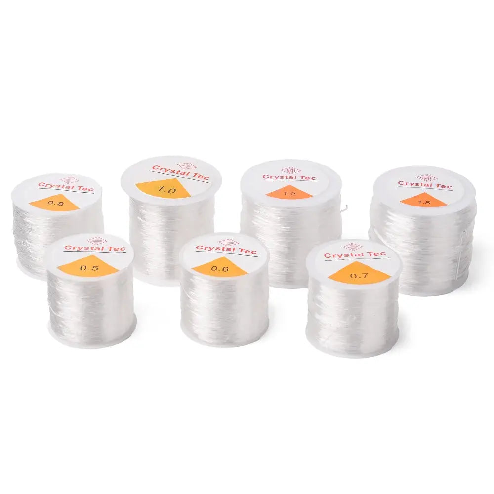 iYOE Elastic Thread 0.5 to 1.5mm for Jewelry Making Cord String DIY Bracelets Necklaces