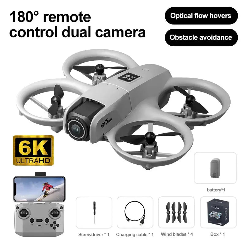 2025 GT3 RC Drone 8K Dual Camera 5G Obstacle Avoidance Pro HD Aerial Photography Quadcopter Remote Control Aircraft