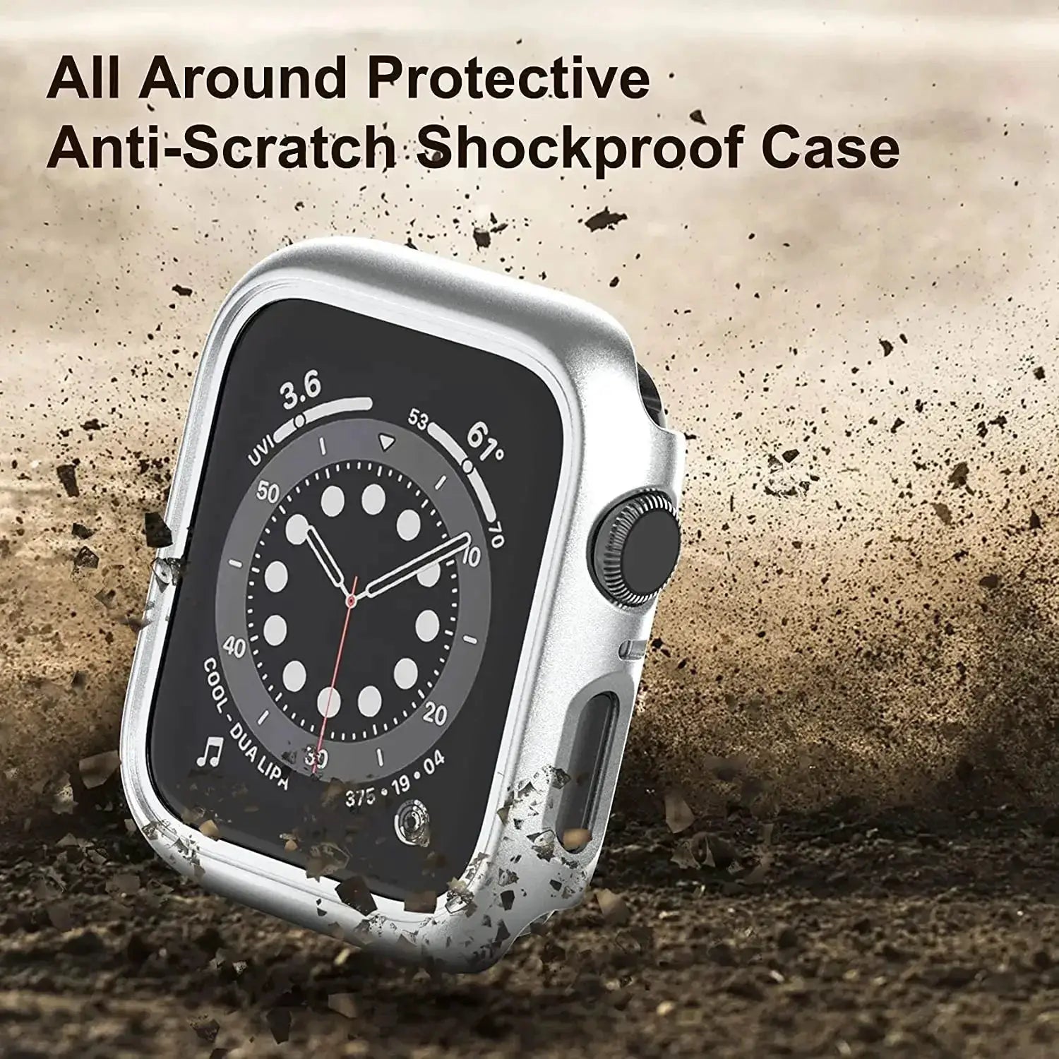 Cover for Apple Watch Case 45mm 41mm 44mm 40mm 42mm 38mm 46 49 mm Accessories PC Protector bumper iWatch Series 8 7 SE 6 5 4 3 9