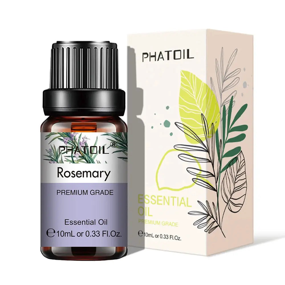 PHATOIL 10ml Natural Plant Essential Oil Eucalyptus Lavender Bergamot Vanilla Peppermint For Diffuser
