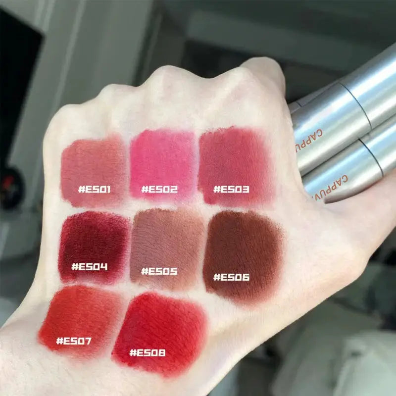 Single Velvet Matte Mist Lip Gloss Waterproof Liquid Lipstick Smudge Proof Not Fade Cup Lip Glaze