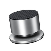 Speaker vibration isolation spike by Simples Market; aluminum magnesium alloy with silver metal finish