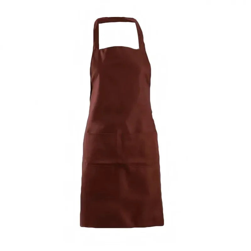 ChefGuard Adjustable Unisex Waterproof Polyester Cooking Apron With Pockets For Kitchen And Barbecue