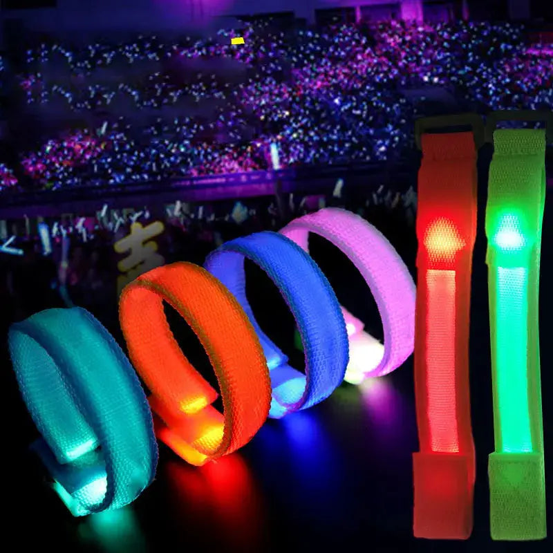 YOMDID LED Luminous Bracelet For Concerts And Parties Wrist Strap