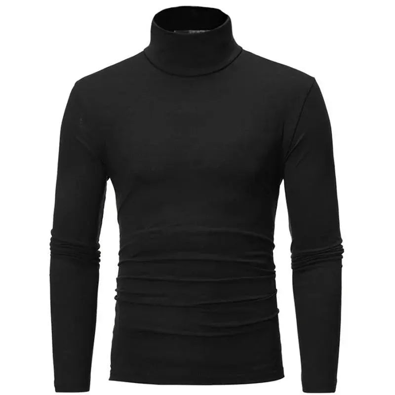 Gaoke Mens High Neck Thermal Shirt Slim Fit Base Layer Long Sleeve Tee For Winter And Autumn