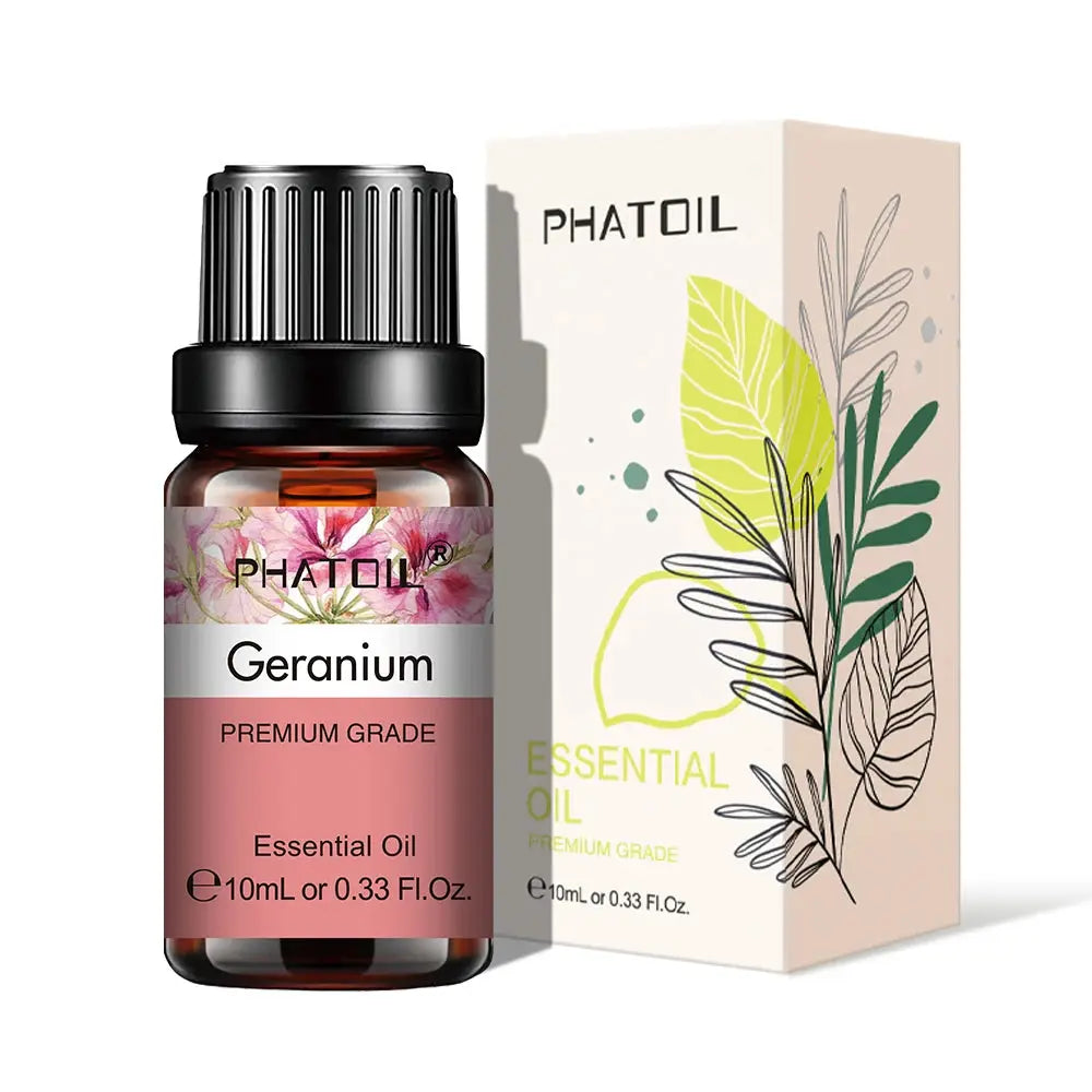 PHATOIL 10ml Natural Plant Essential Oil Eucalyptus Lavender Bergamot Vanilla Peppermint For Diffuser
