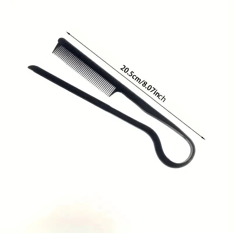V Comb Hair Straightening Finishing Tool For Quick Style Touch Ups Sustainable Wheat Straw Clip For Wigs