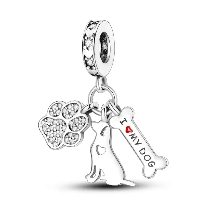 Original 925 Silver Charms Beads For Pendant Charm Bracelet Dangle For Women DIY Fine Jewelry Making Hot Sale
