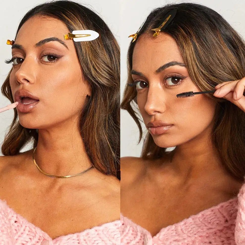 10 Pack LuxeLocks No Bend Seamless Hair Clips For Side Bangs And Face Washing Strong Grip Without Damage