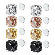Crystal Magnetic Clip Earrings Non Piercing Fashion Jewelry For Men And Women Gift