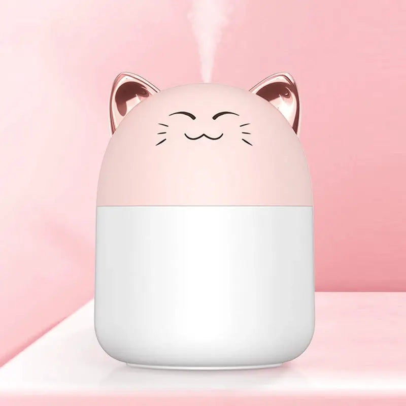 Cute Pet USB Mini Desk Humidifier For Office Home Room Humidification Quiet Mist