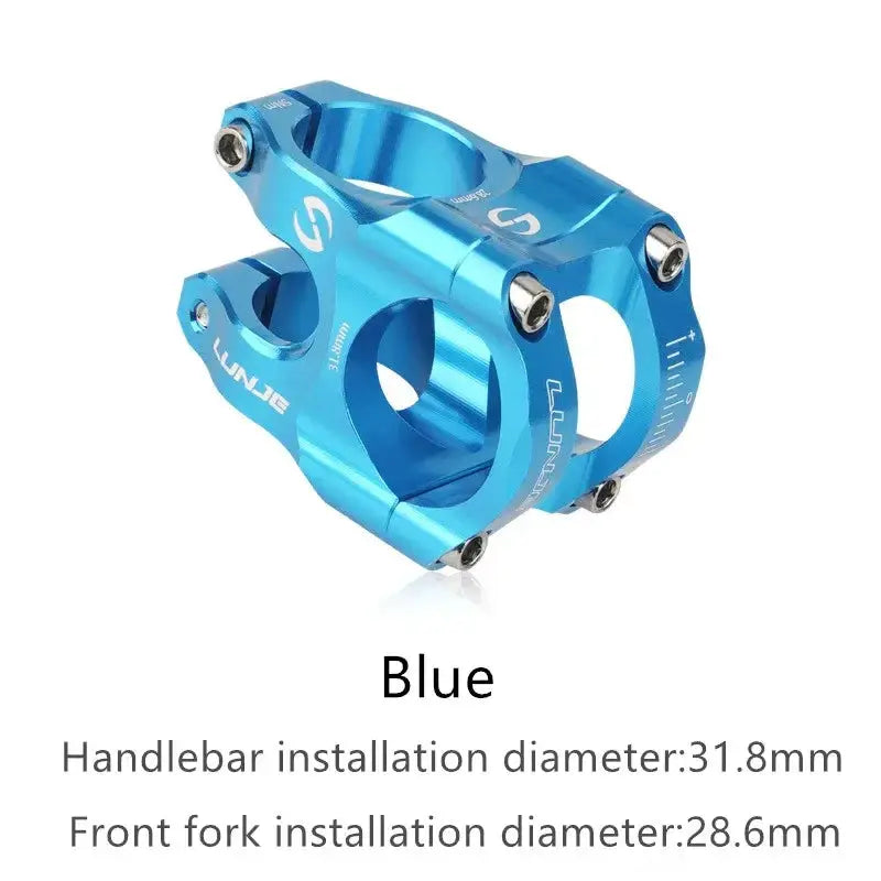 CNC Mountain Bicycle Stem 31.8mm Short Power Riser For MTB And Road Bikes High Strength
