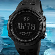TrailForge Military Sports Digital Watch With Luminous LED Display Shock Resistant Waterproof Durable