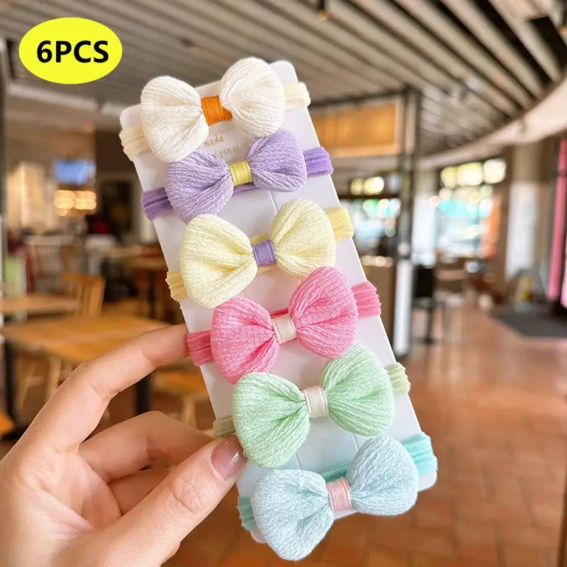 Flower Elastic Hair Bands For Girls Set 20 Or 10 Pieces Hair Accessories Children Headbands Party Birthday Headwear
