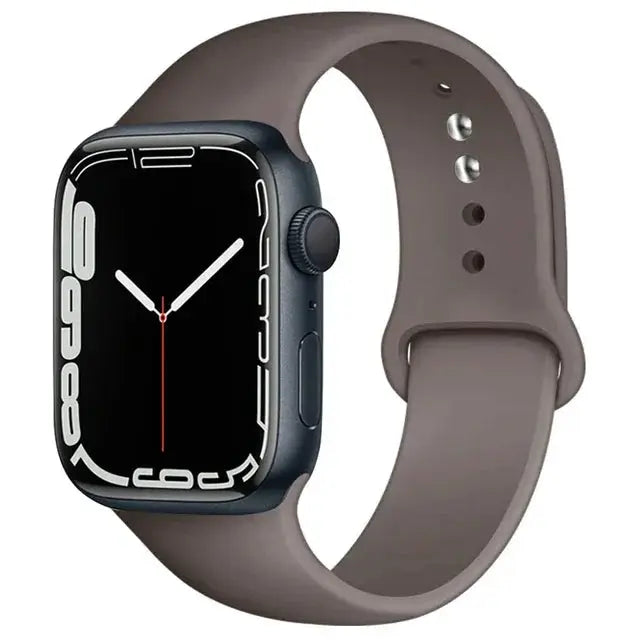 Silicone Band For Apple Watch straps 49mm 40mm 44 mm 45mm 46mm 42mm 41mm 38mm sports bracelet iWatch series 10 9 8 3 SE ultra 2