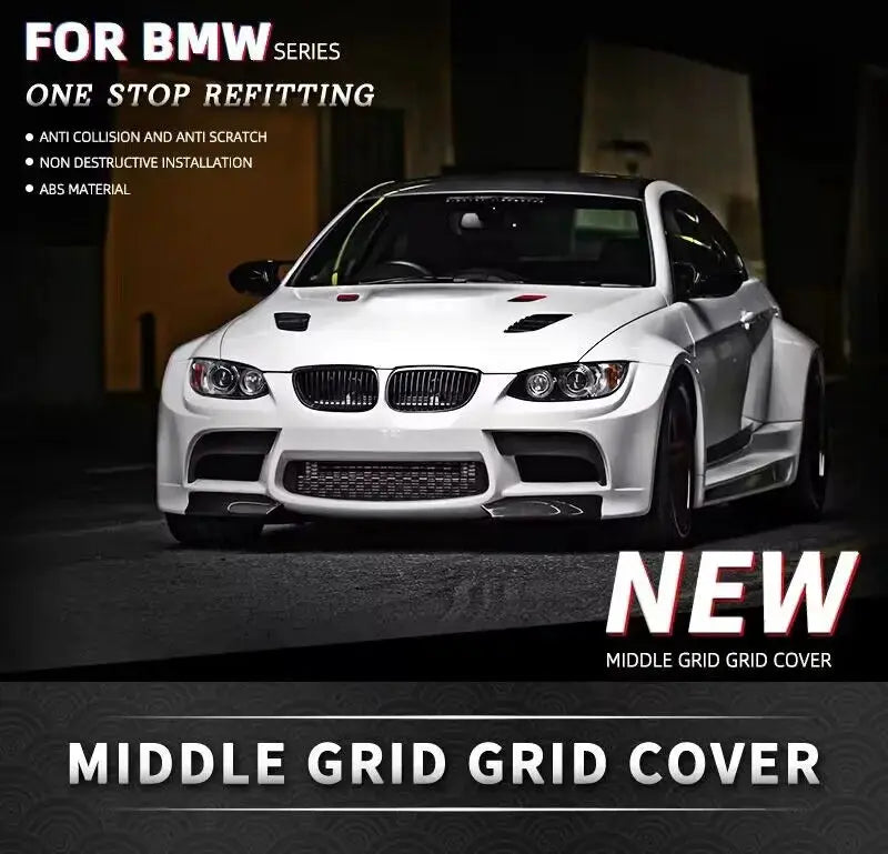 BMW F30/F31/F35 dual-slat kidney grille, ABS front grille replacement by Simples Market