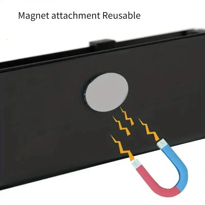 Simples Market 2pc magnetic storage rack set for fridge or washing machine side mounting, reusable magnets