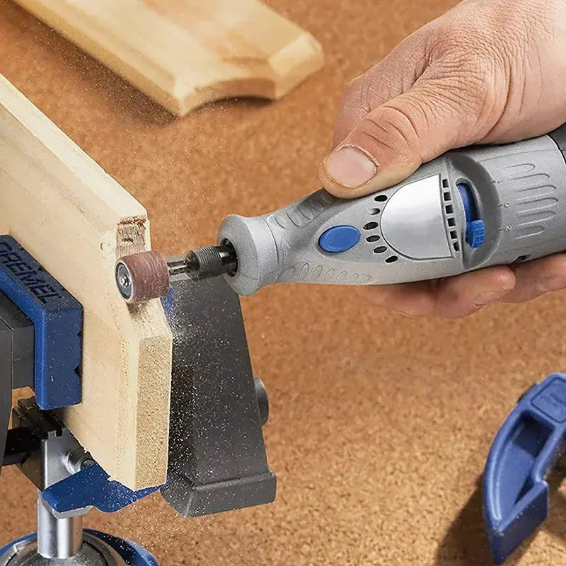 102 Piece 80 Grit Sanding Drums Kit With Sanding Bands And Half Inch And Quarter Inch Mandrels For Dremel Rotary Tools
