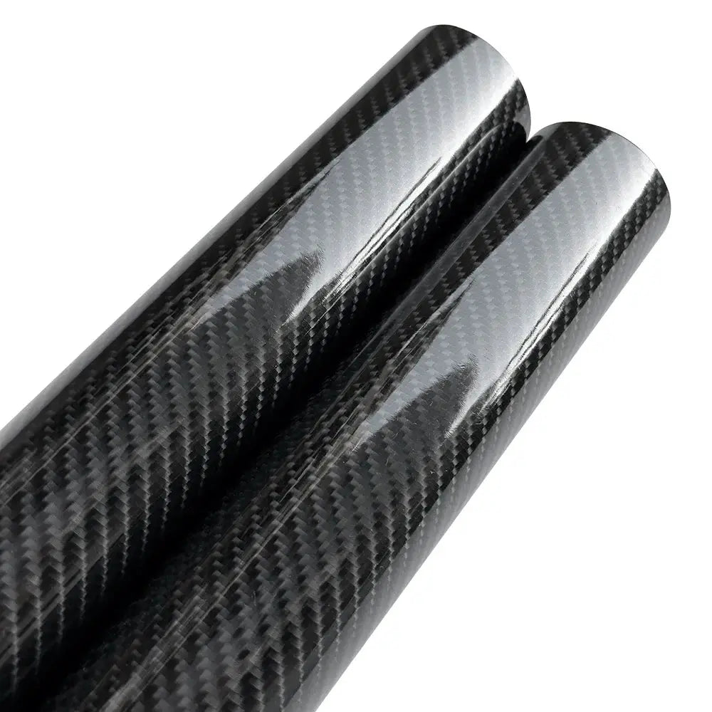 Carbon fiber car wrap vinyl rolls, 9D, glossy black, self-adhesive auto decoration, two rolls