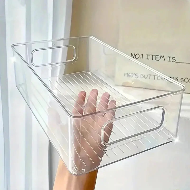 Acrylic Storage Box Transparent Cosmetic Organizer For Desktop And Dormitory Use Ideal For Skincare Masks