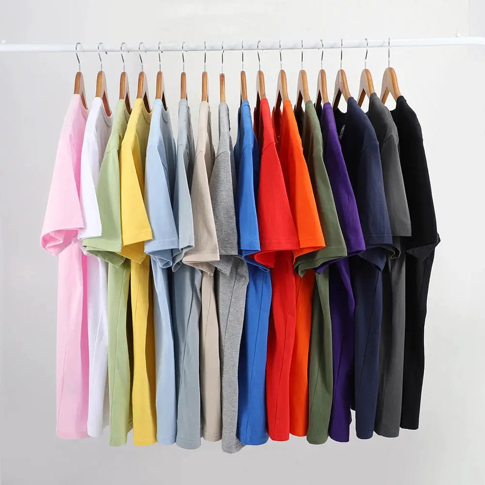 One Hundred Percent Cotton Solid T Shirts For Men And Women Short Sleeve Casual Wear Soft Tees