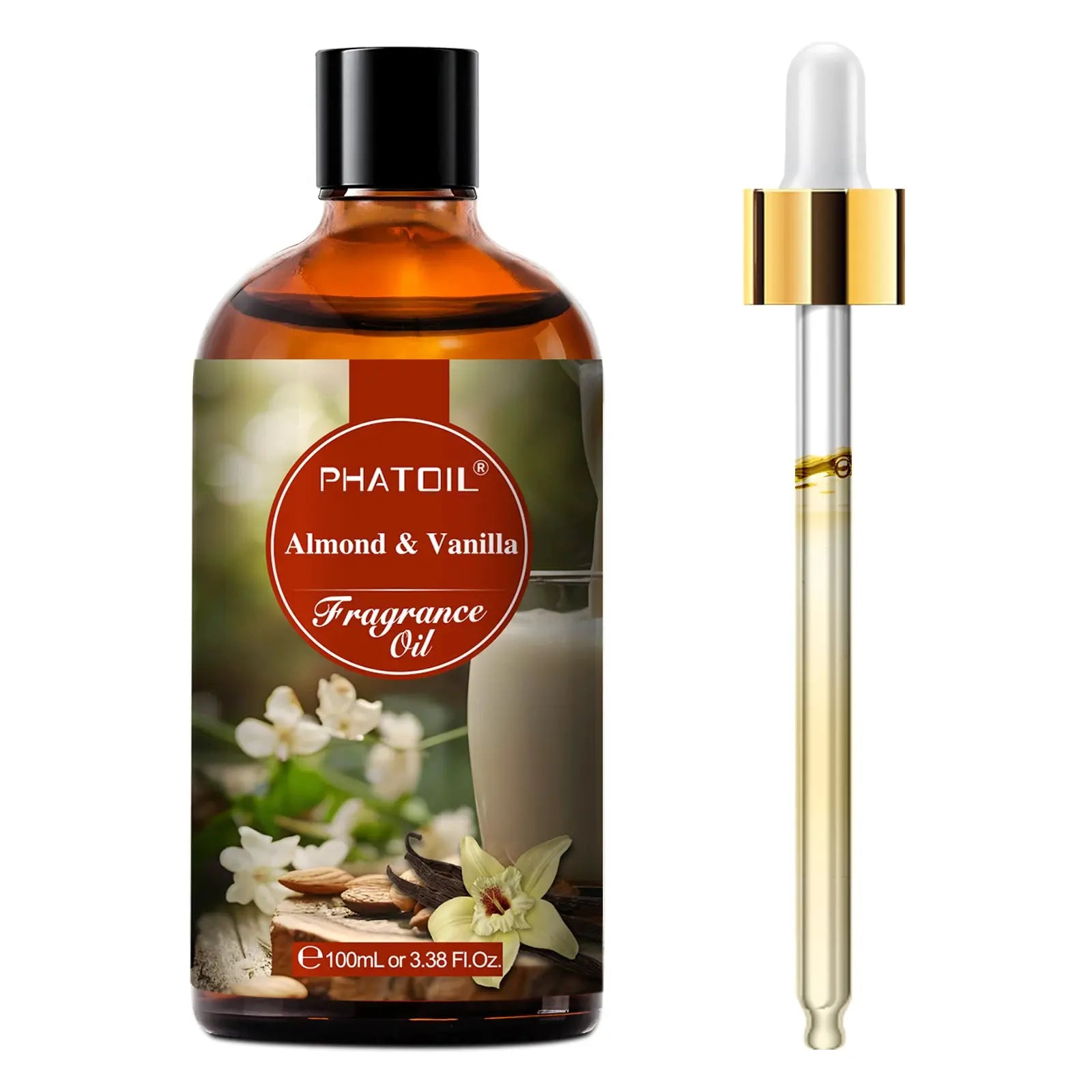 PHATOIL 100ml Fragrance Oils Set With Dropper White Musk Orange Blossom Bubble Gum Baby Powder Coffee For Aromatherapy