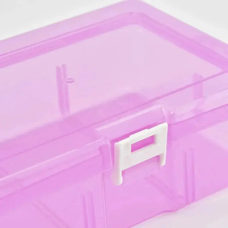 Transparent Plastic Storage Boxes for Jewelry Hardware Accessories and Small Items DIY Crafts and Cosmetics Organizer