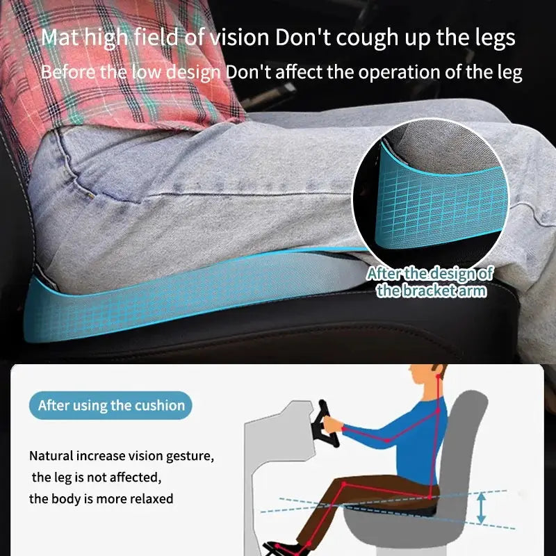 Non Slip Orthopedic Memory Foam Tailbone Cushion For Back Pain Relief Chair And Car Seat