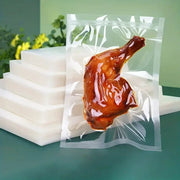 50 Pack Vacuum Sealer Bags Airtight Transparent Food Storage Bags For Meat Fruits And Vegetables