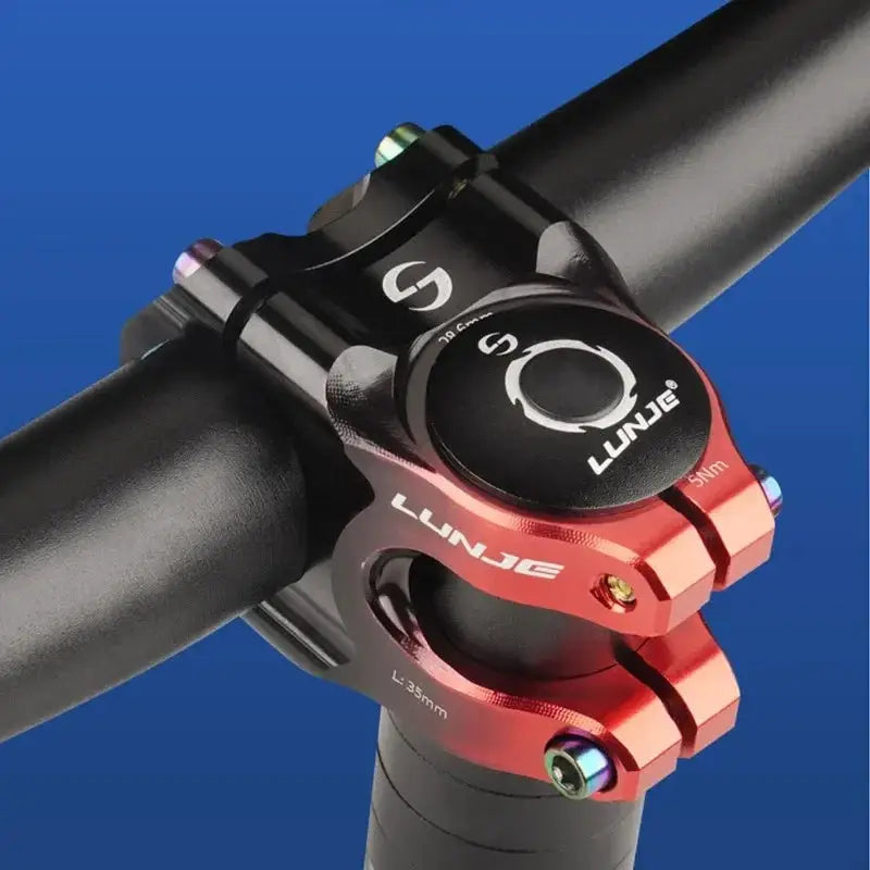 CNC Mountain Bicycle Stem 31.8mm Short Power Riser For MTB And Road Bikes High Strength