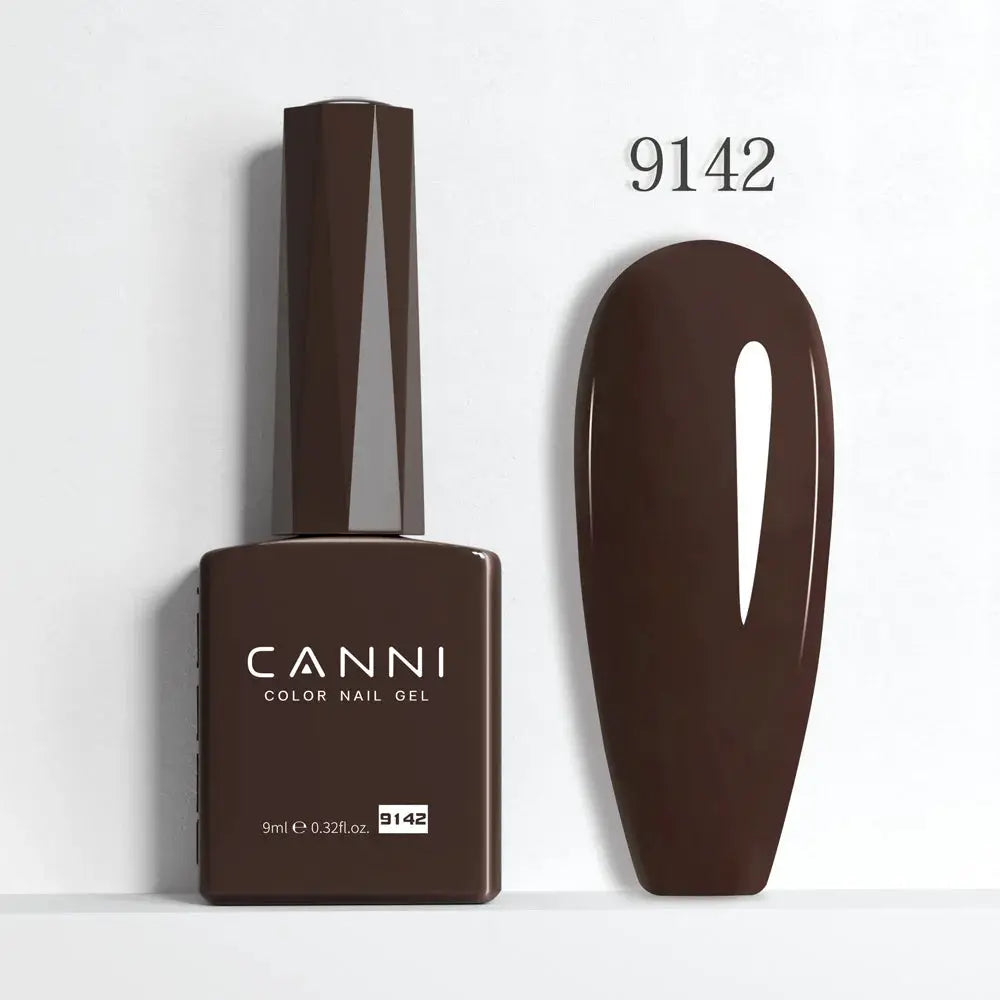 Canni Hema Free Nail Gel Polish Christmas Red Collection Semi Permanent 9ml Long Lasting Shine