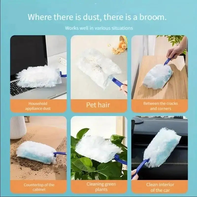 Disposable Electrostatic Dust Collector for Household Cleaning Desktop Gap Dust Removal Brush
